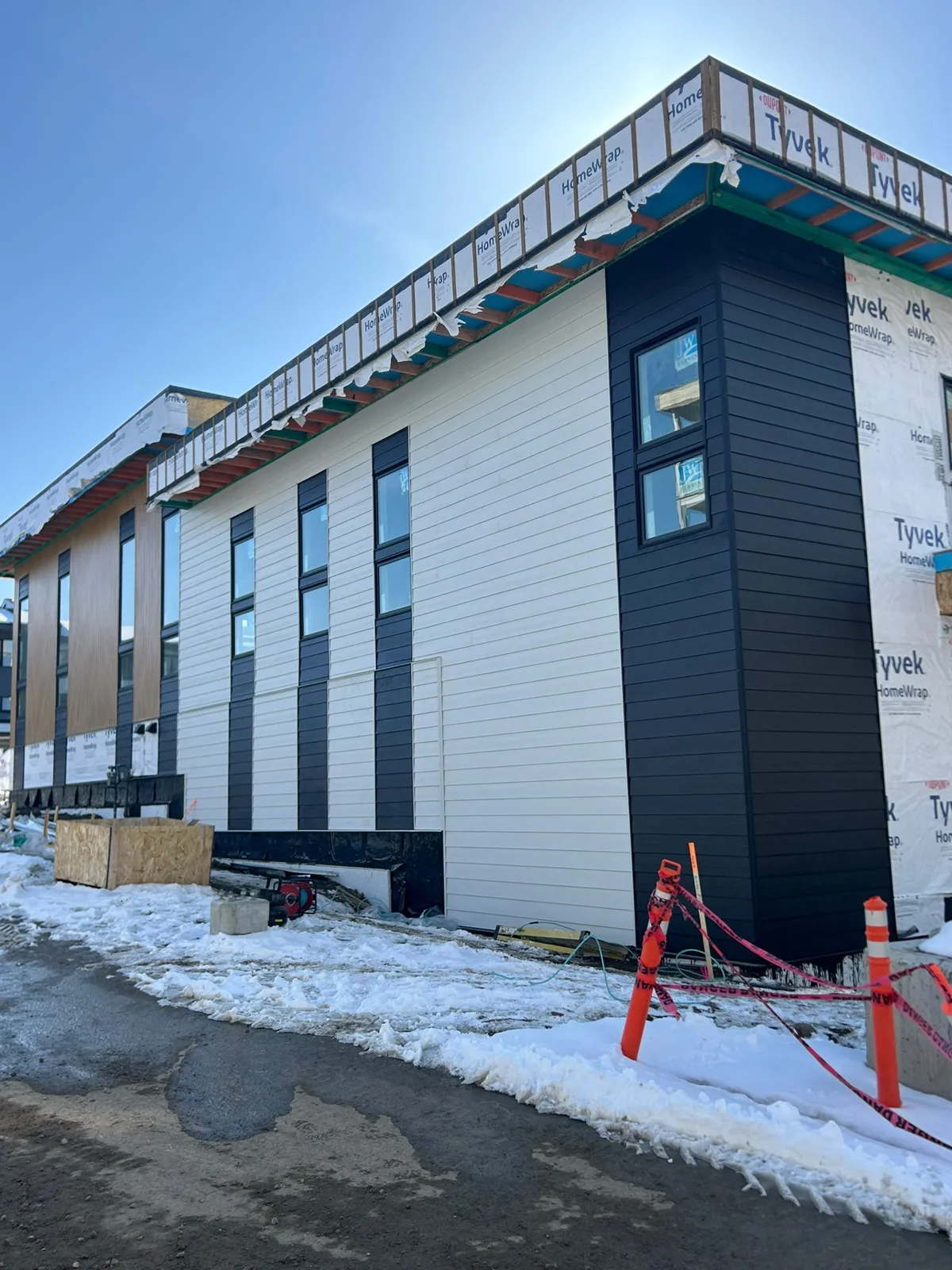 Exterior construction from our project gallery